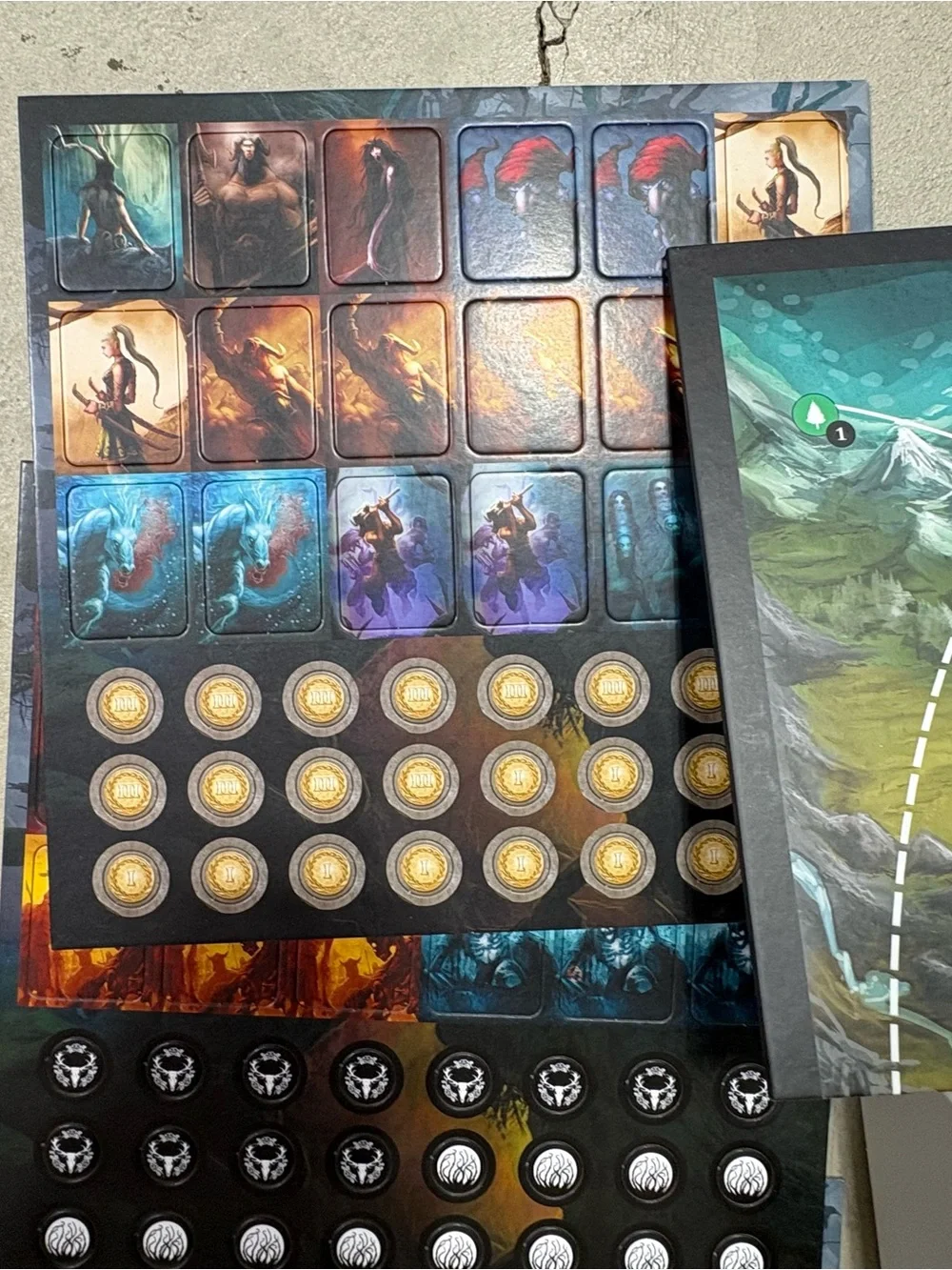 Of Dreams & Shadows Board Game - Dark Fantasy Open Box Factory Sealed Components